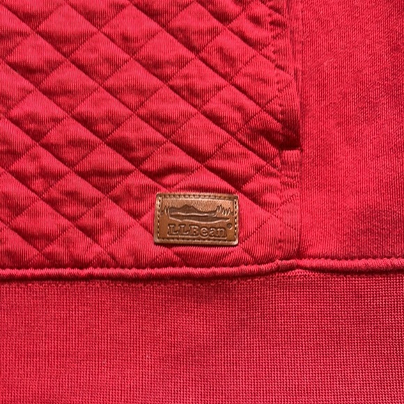 L.L. Bean Quilted Quarter-Zip Pullover (Petite Small) - Picture 2 of 6